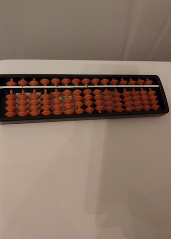 Kahverengi Ahşap Abaküs Eğitim Oyuncağı