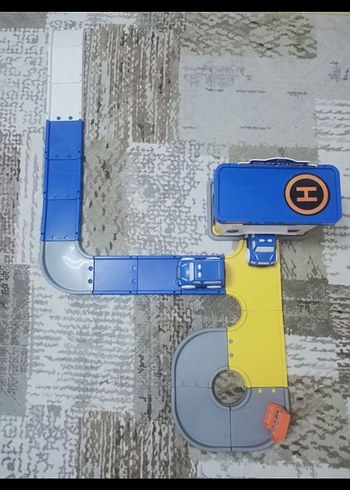 Beden Renk Mavi Polis Arabalı Oyun Seti