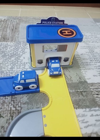 Mavi Polis Arabalı Oyun Seti