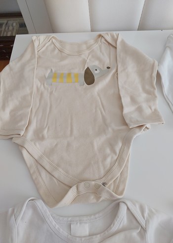 Bebek Erkek Kısa Kollu Pamuk Body - Görsel 2
