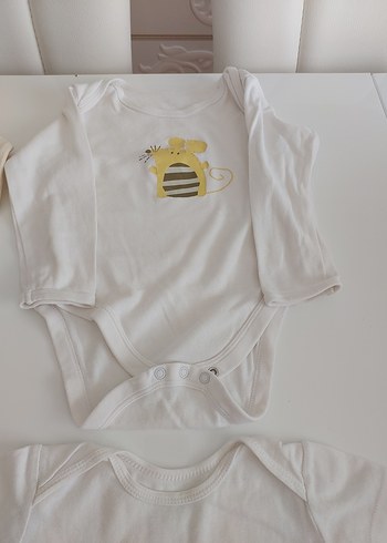 Bebek Erkek Kısa Kollu Pamuk Body - Görsel 3