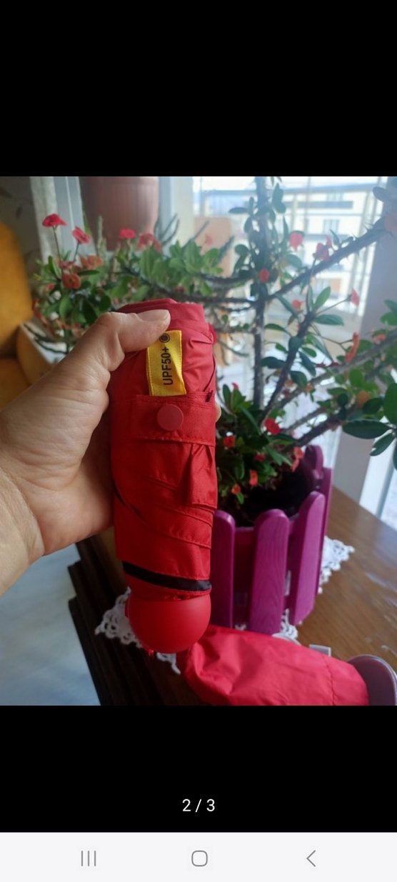 Fermuarlı Kadın Kapsül Semsiye - Görsel 2