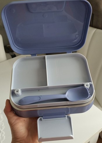 Mor Deniz Kızı Desenli Çocuk Beslenme Kutusu - Görsel 6