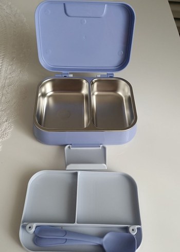 Mor Deniz Kızı Desenli Çocuk Beslenme Kutusu - Görsel 3