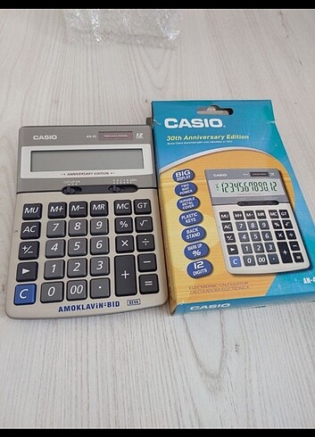Beden gri Renk Casio hesap Makinesi