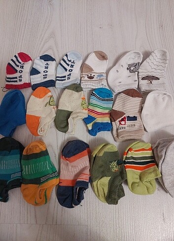 18 tane bebek corap - Görsel 3