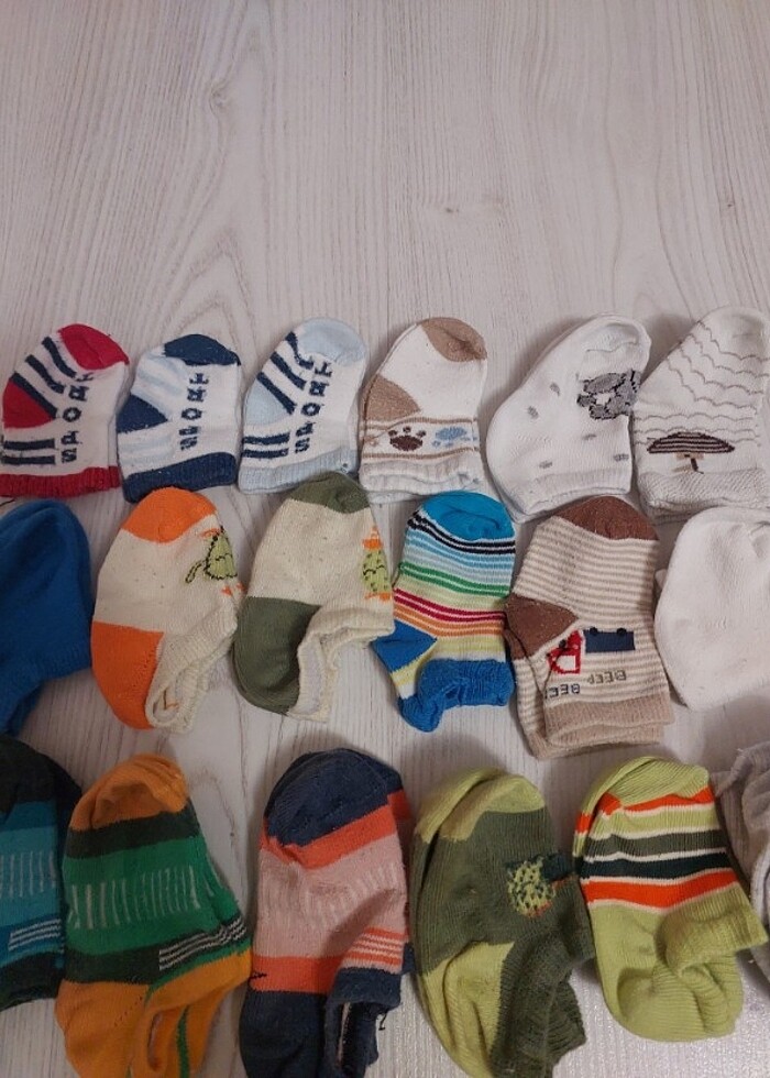 18 tane bebek corap - Görsel 2