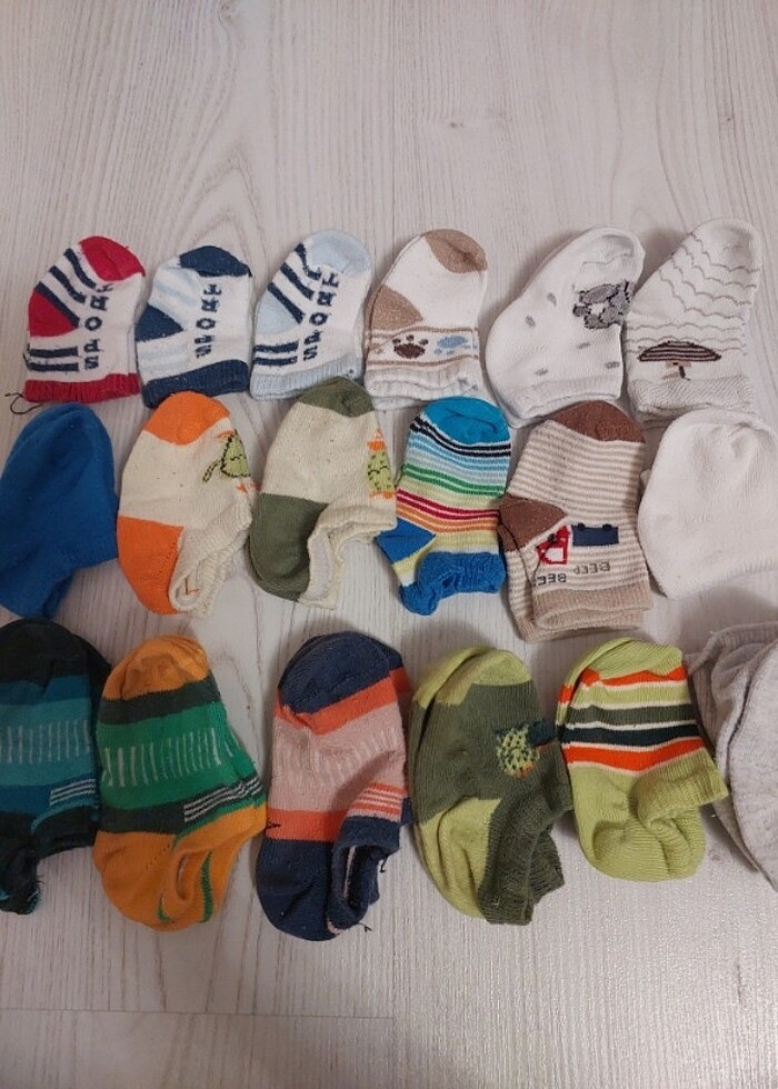 18 tane bebek corap - Görsel 3