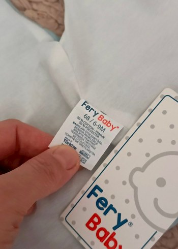 Mavi Erkek Bebek Kürklü Yelek ve Pantolon Takımı - Görsel 5