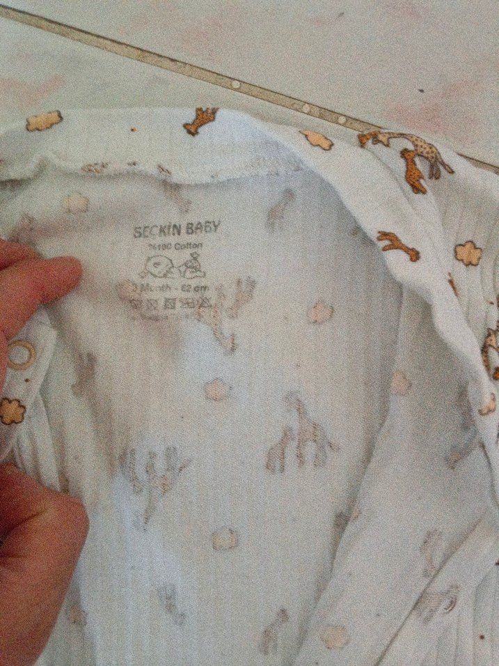 Uzun Kollu Bebek Tulumu, Bohem Stil, Düğmeli - Görsel 4