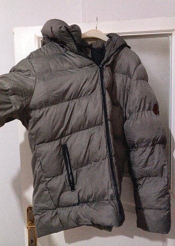 haki bej erkek şişme mont - Görsel 7