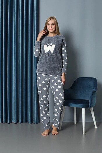 Penti Kadın Kışlık Polar Pijama Takımı
