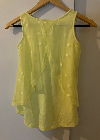 Kız Çocuk Sarı Tüllü Askılı - Görsel 2