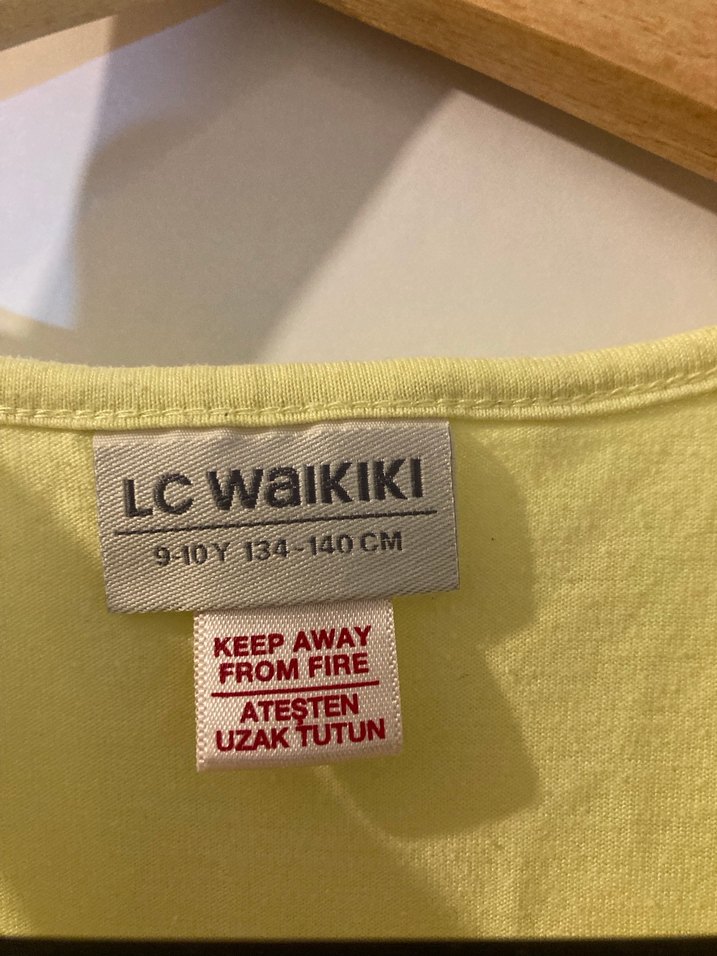 Kız Çocuk Sarı Tüllü Askılı - Görsel 3