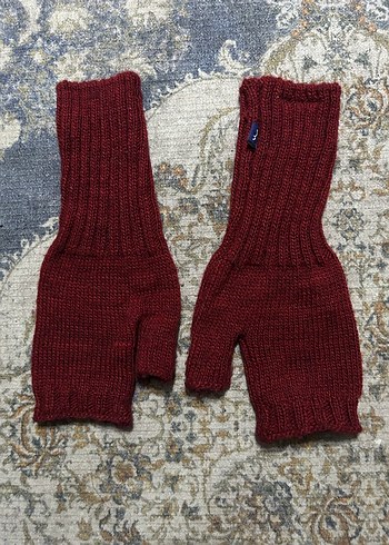 Gri Örgü Kadın Eldiven bere tekli fiyatıdır - Görsel 3