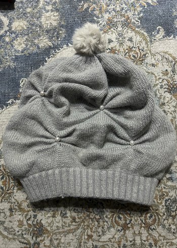 Gri Örgü Kadın Eldiven bere tekli fiyatıdır - Görsel 9