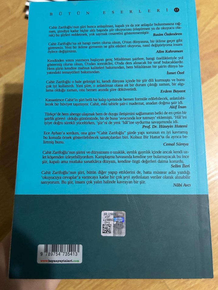 Yedi Güzel Adam - Cahit Zarifoğlu - Görsel 2