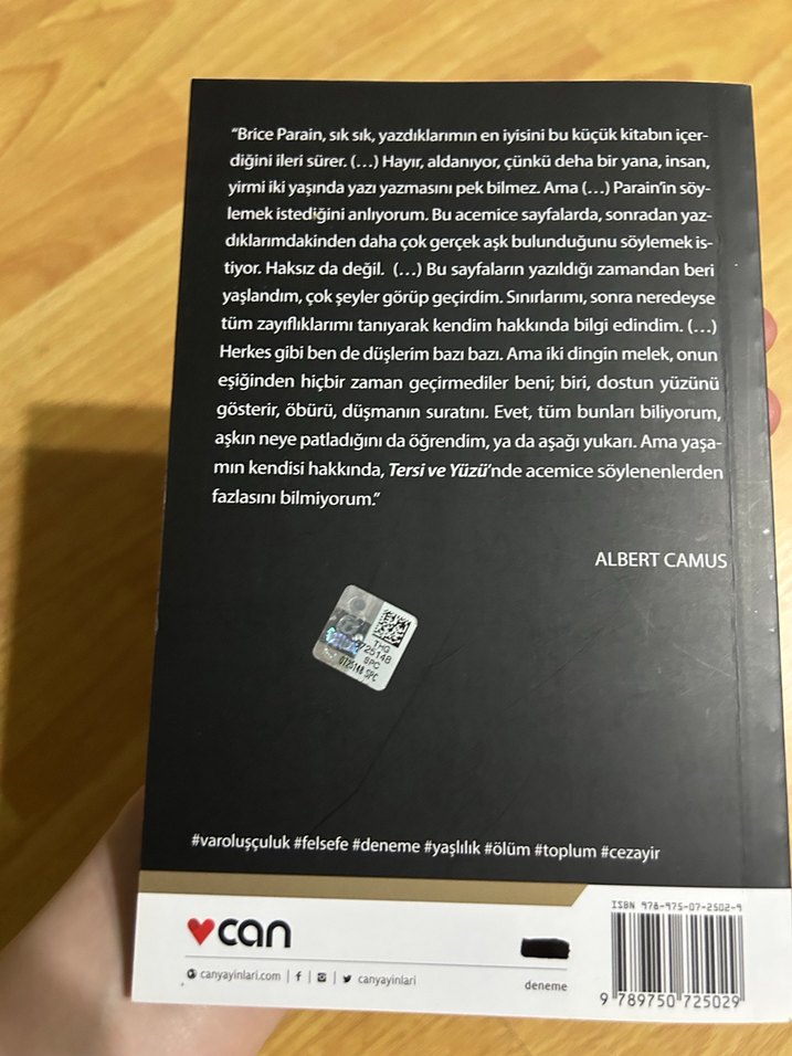 Albert Camus - Tersi ve Yüzü - Görsel 2