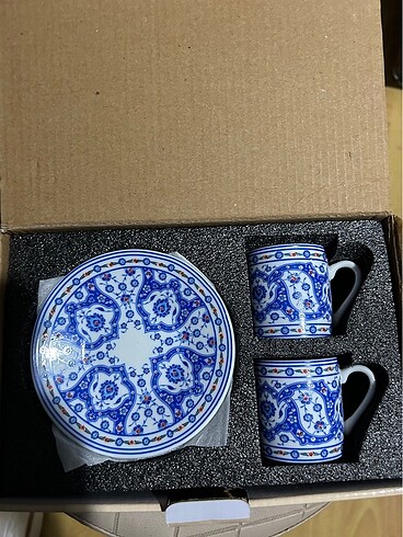 İkili kahve fincanı takımı