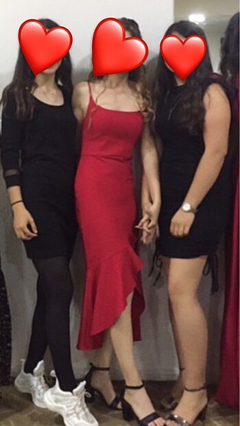 Trendyol & Milla Kırmızı gece elbisesi
