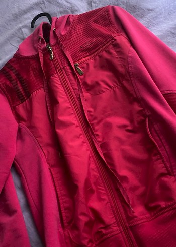 Pembe Fermuarlı Kadın Ceket - Görsel 2