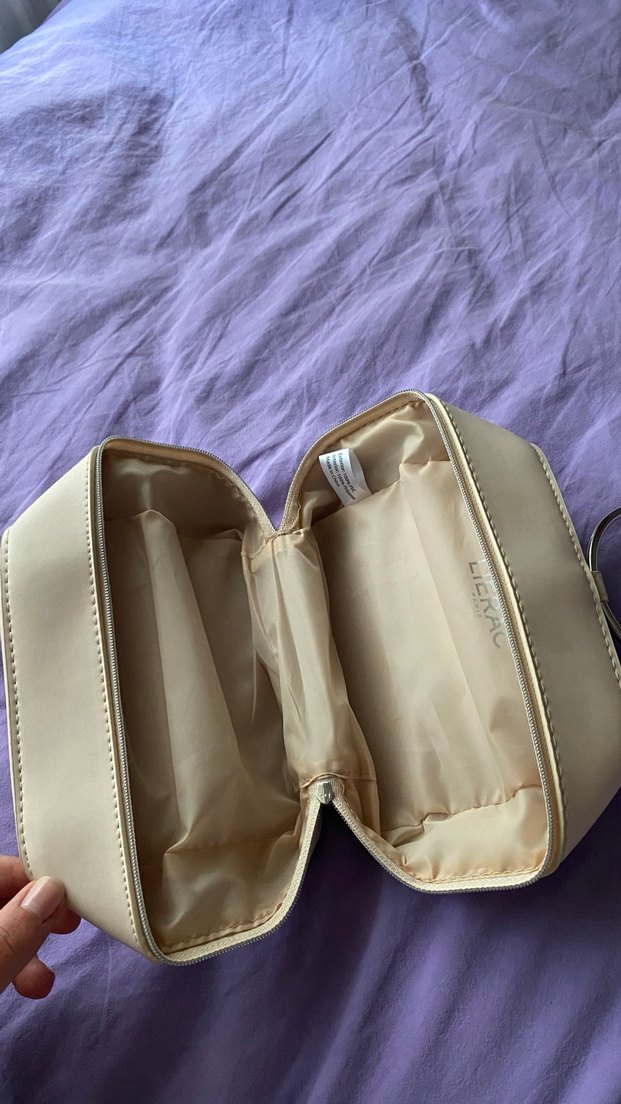 Beyaz Minimalist Deri Kadın Çanta - Görsel 2