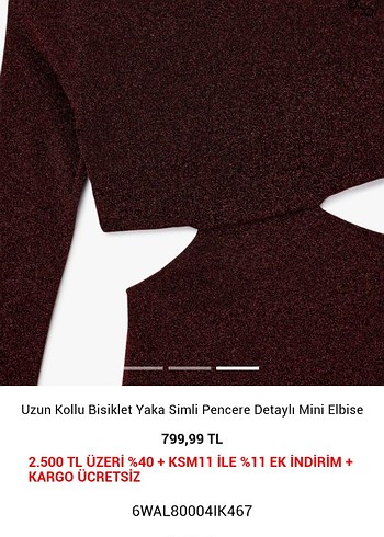 Bordo Parlak Mini Abiye Elbise - Görsel 4