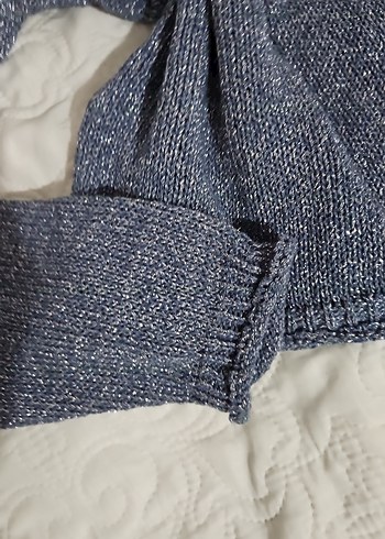 Gri Örgü Salaş Kadın Kazak - Görsel 4