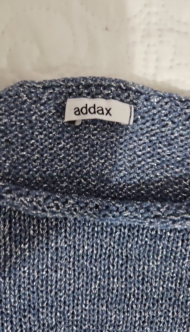 Gri Örgü Salaş Kadın Kazak - Görsel 3