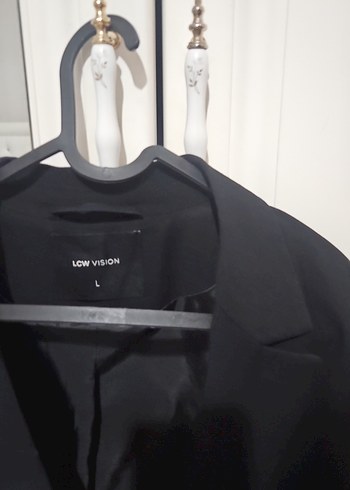 Düğmeli Siyah Kadın Blazer Ceket - Görsel 2