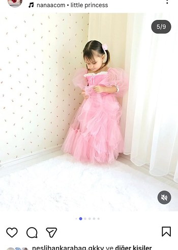 Pembe Straplez Bohem Çocuk Elbisesi - Görsel 7