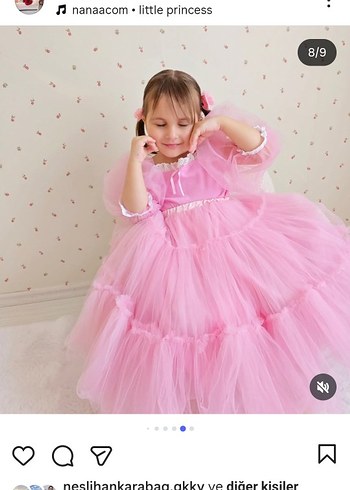 Pembe Straplez Bohem Çocuk Elbisesi - Görsel 4