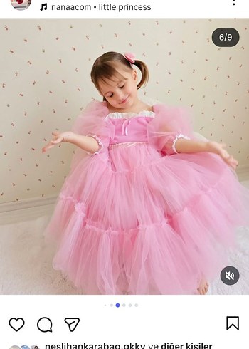 Pembe Straplez Bohem Çocuk Elbisesi - Görsel 8