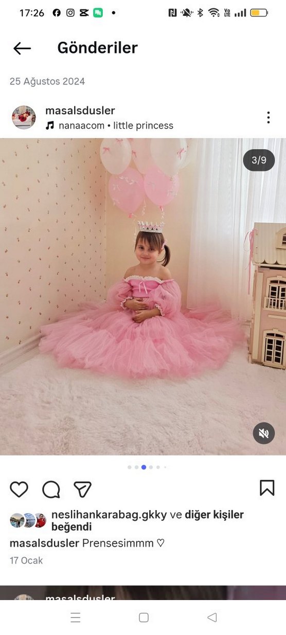 Pembe Straplez Bohem Çocuk Elbisesi - Görsel 2