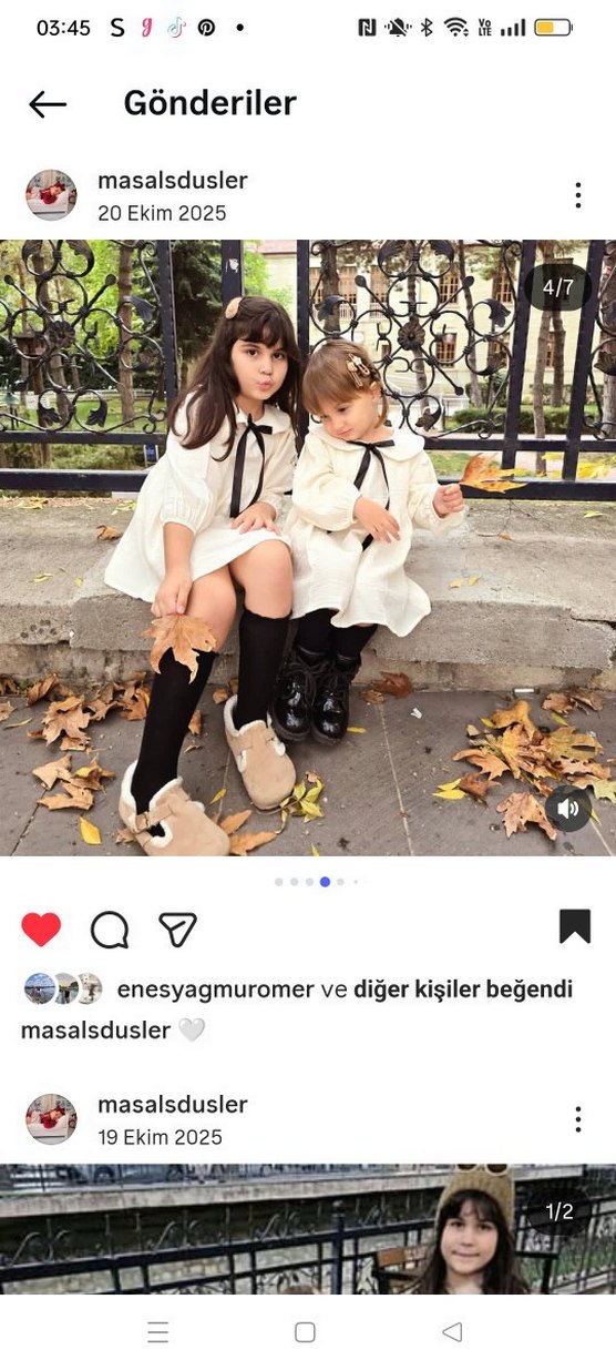 Uzun Kollu Beyaz Fiyonk Detaylı Kız Elbisesi - Görsel 3