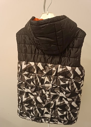 Erkek Çocuk Kapüşonlu Desenli Yelek - Görsel 5