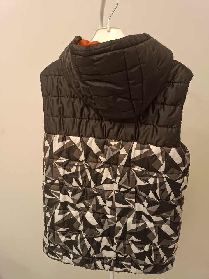 Erkek Çocuk Kapüşonlu Desenli Yelek - Görsel 5