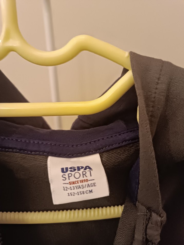 Erkek Gri Fermuarlı Sweatshirt - Görsel 5