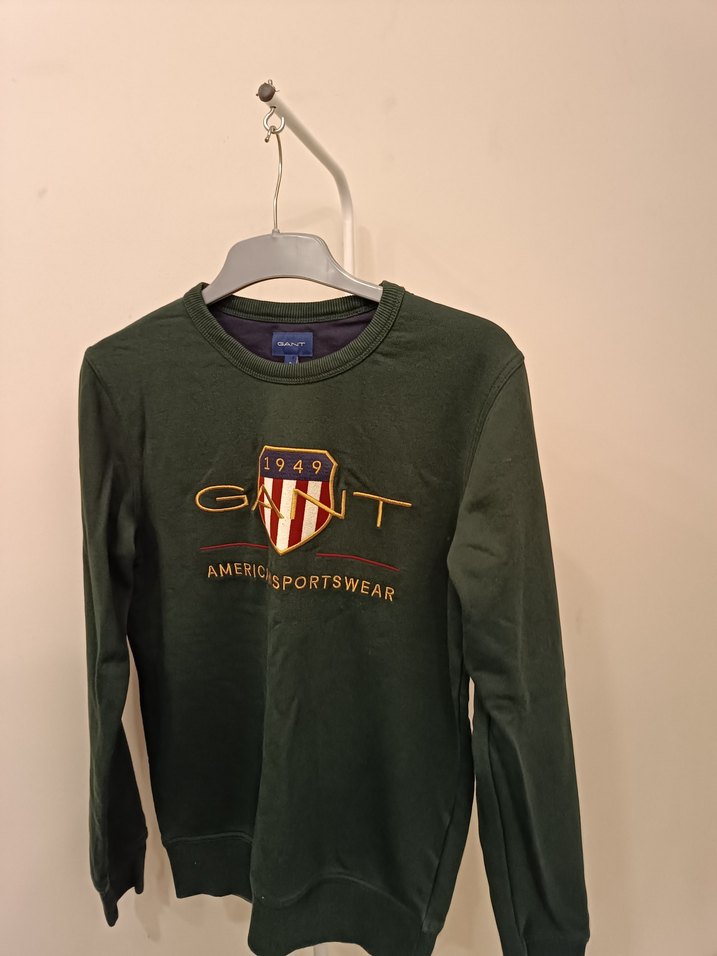 Gant erkek Yeşil Uzun Kollu Sweatshirt - Görsel 5