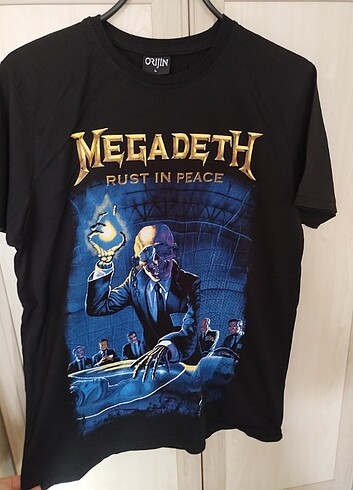 Diğer Megadeth baskılı tişört 