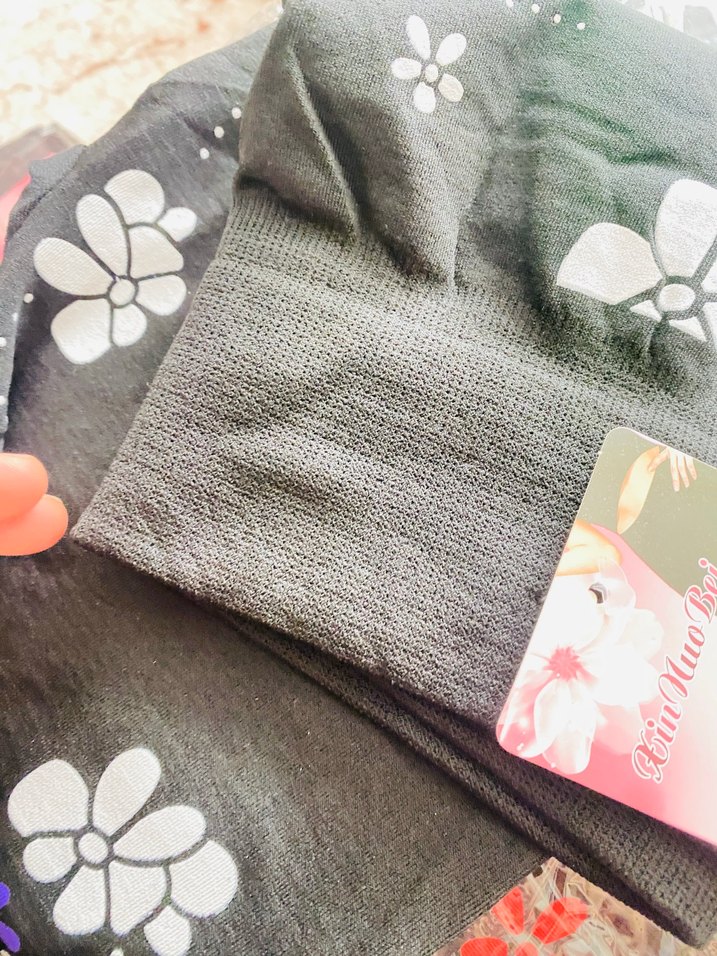 Bohem Mor Gri Desenli Hamile Taytı - Görsel 2