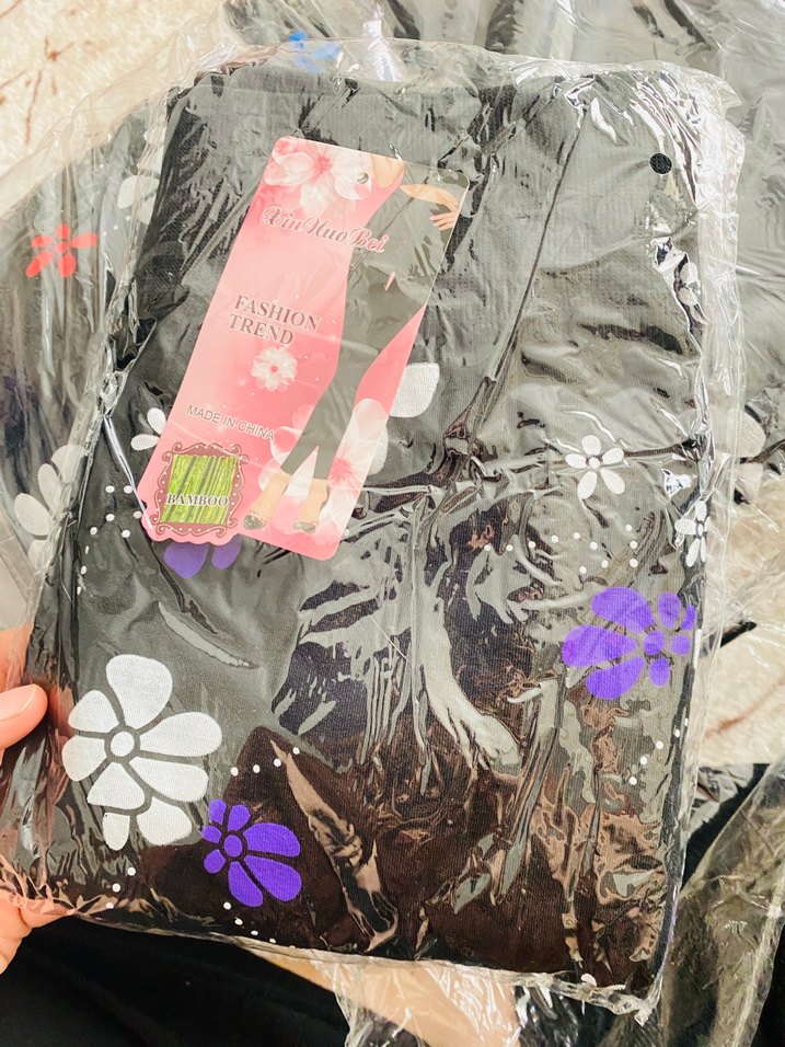 Bohem Mor Gri Desenli Hamile Taytı - Görsel 4