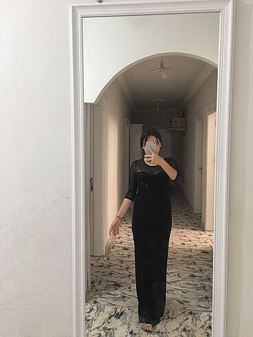 Uzun elbise - Görsel 4