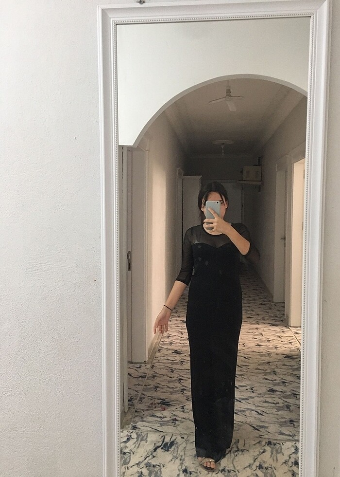 Uzun elbise - Görsel 4