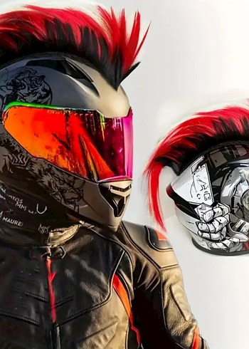 Renkli Kask Saçı - Görsel 2