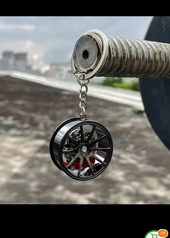 Beden Renk Renkli Motosiklet Tekerlek Anahtarlık