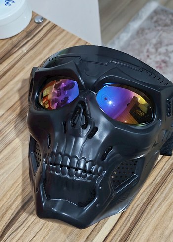 Kuru kafe Motorcu Maskesi - Görsel 2