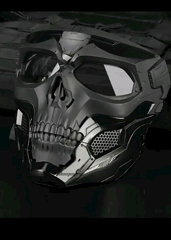 Kuru kafe Motorcu Maskesi - Görsel 3