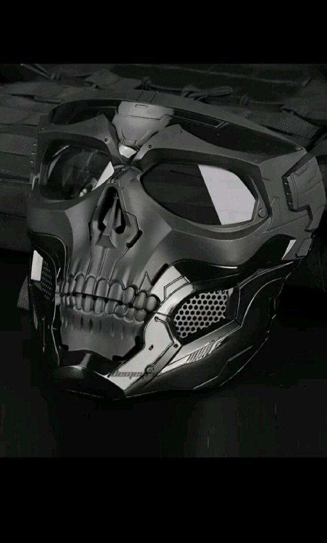 Kuru kafe Motorcu Maskesi - Görsel 3