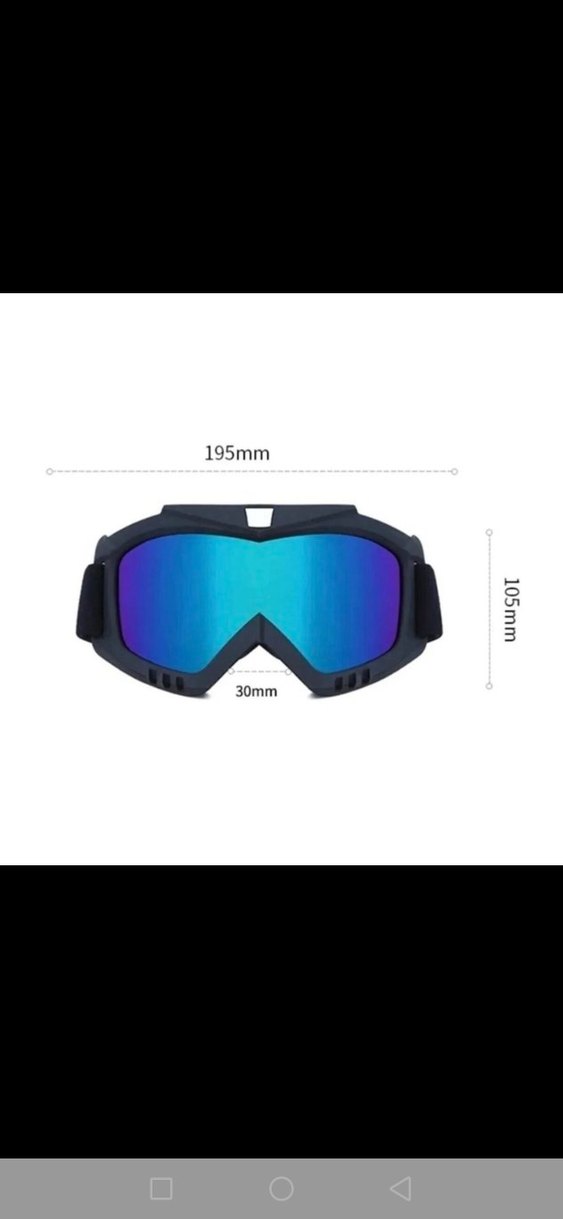 Renkli Cros Gözlük - Görsel 3